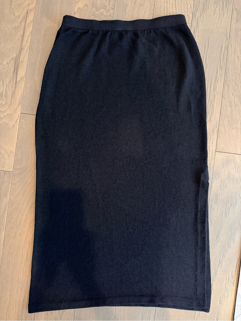 St. John Black Knit Skirt
